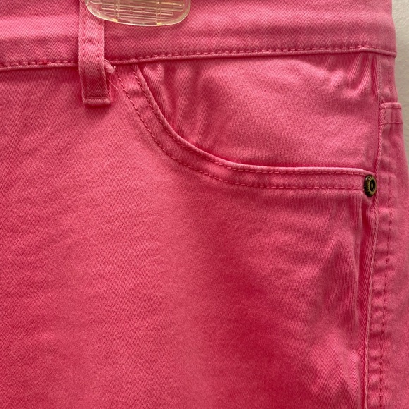 NY&Co Pink Crop Legging, Sz 12 - Picture 5 of 16